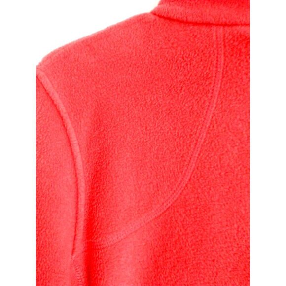 Woolrich Womens Full Zip Long Sleeve Orange Fleece Jacket Pockets - Medium - Picture 6 of 8